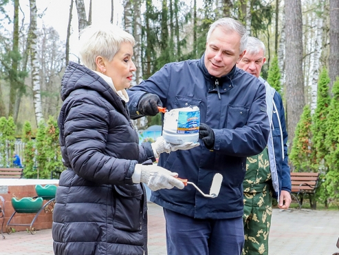 Суббота трудовая: шинники поработали на республиканском субботнике